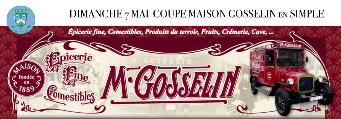 Coupe Maison Gosselin golf Cherbourg Cotentin